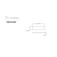 thumbnail image 2 of Dawn NIGS1303 Glass Support Plate for Shower Niche, 2 of 3