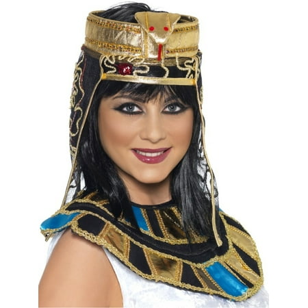 Womens Ancient Egyptian Pharoah Cleopatra Snake Headpiece Costume Accessory