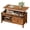 Rustic Brown, variant on GALAXHERO 39.4" Farmhouse Large Coffee Table Lift Top Coffee Table with Hidden Storage Compartment Sliding Barn Doors Modern Wood Center Table for Living Room Grey