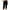 042 Black, variant on Fall Savings Womens Pants Elasticated Waist Trousers Casual Solid Color Slacks Trendy Button Pants 3/4 Capri Trousers Straight Leg Slacks Wide Leg Pants Loose Training Trousers