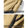 thumbnail image 4 of FRSASU Men's Stretch Tactical Work Pants Flex Water Resistant Utility Hiking Cargo Pants with Mlti Pockets Khaki-A, 4 of 9