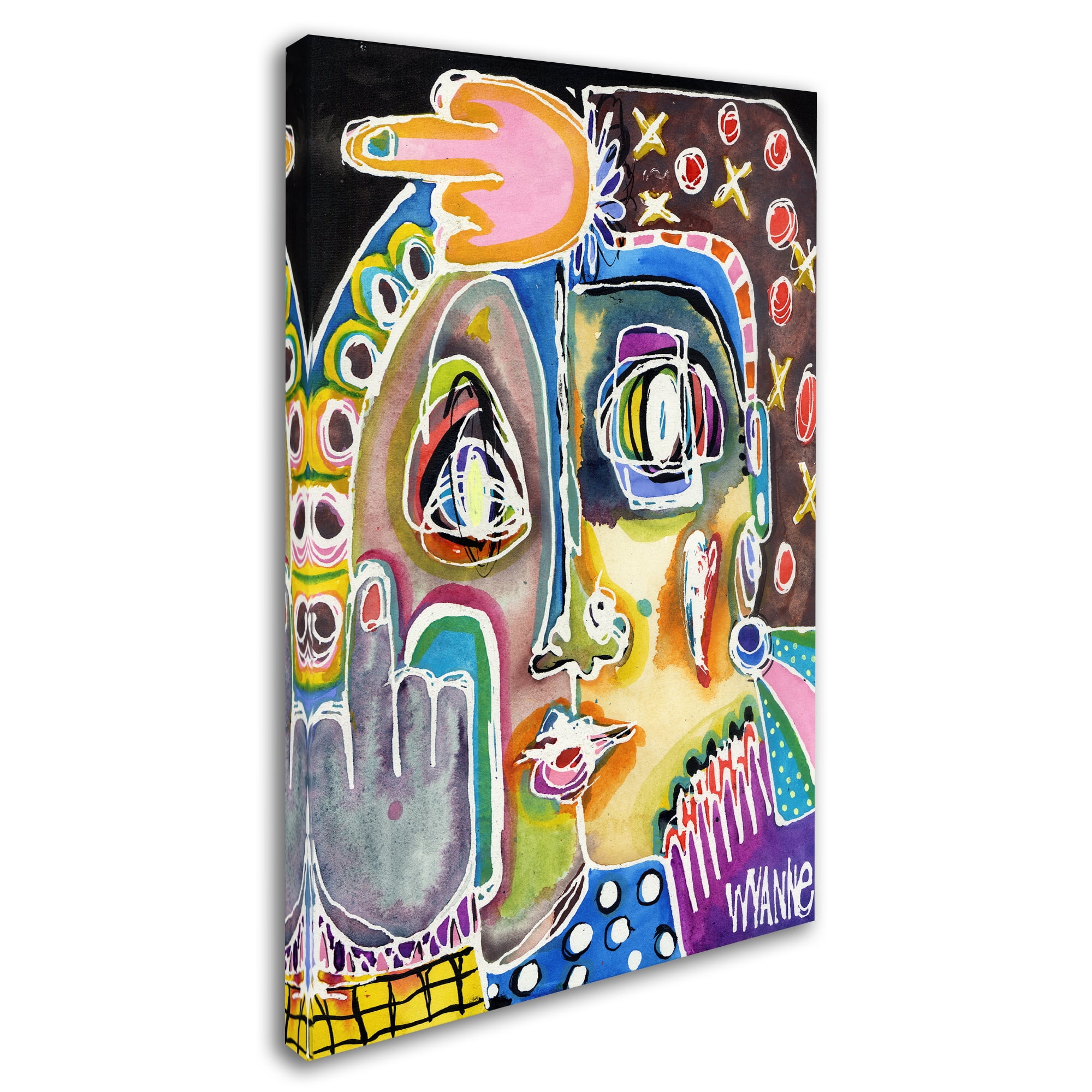 Trademark Fine Art 'Double Forget This Stuff' Canvas Art by Wyanne