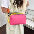 thumbnail image 5 of Crossbody Bag for Women, Lightweight Color Block Purse with Adjustable Strap, Large Capacity Casual Shoulder Handbag for Travel, Daily Commute, and Outdoor Use, 5 of 6