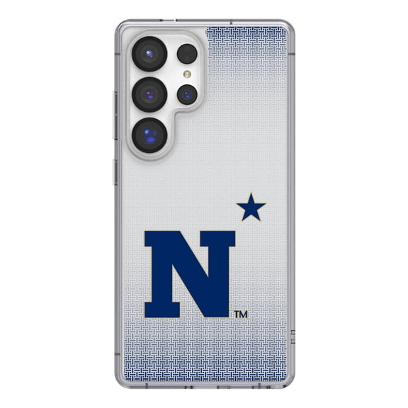 Navy Midshipmen Linen Logo Galaxy Clear Case