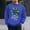 Blue, variant on QUNYINEY Green Men's Sweatshirts Crew Neck Casual Long Sleeve St Patricks Day Tops Loose Drop Shoulder Pullover Sweatshirts