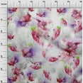 thumbnail image 2 of oneOone Cotton Cambric Fabric Flower Watercolor Printed Craft Fabric BTY 56 Inches Wide, 2 of 4