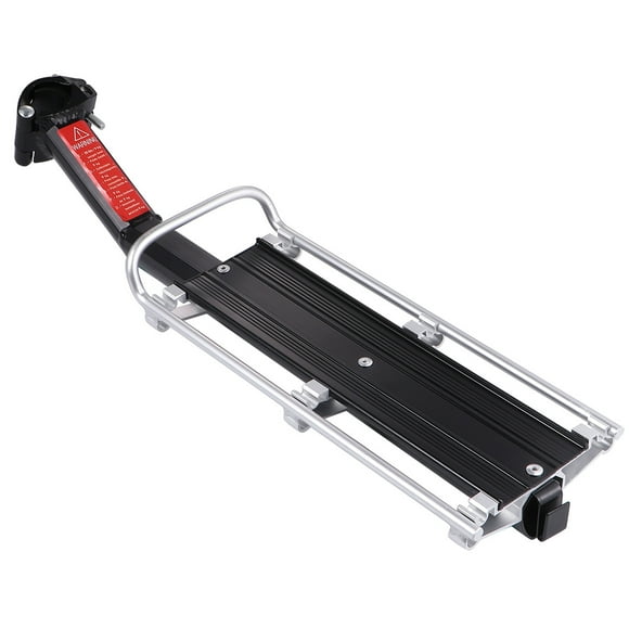 1Pc Bike Carrier Rack Mount Racks Cycling Cargo Racks Seatpost Rear Pannier Luggage Carrier Aluminum Stand Bike Shelf Quick Release