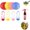 B, variant on Silicone Wine Bottle Carrier 4 Pack, Stretchable Mesh Tote & Trivet Mat Converts into a Heat Resistant Trivet for Bottles and Cookware