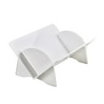 thumbnail image 4 of Estantería de Escritorio Estanterías Soporte para Libros Soporte de Exhibición Portátil Estante de Almacenamiento de Mesa Estable Estantería Almacenam blanco Macarena Soporte de exhibición de libros, 4 of 8
