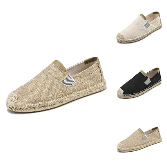 Men's Casual Shoes Trendy Breathable Linen Sneakers Stylish Espadrille Fisherman Footwear For Everyday Wear Best Shoes For Men