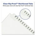 thumbnail image 4 of Preprinted Legal Exhibit Side Tab Index Dividers, Avery Style, 26-Tab, Exhibit A - Exhibit Z, 11 X 8.5, White, 1 Set, (1370) | Bundle of 10 Sets, 4 of 6