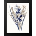 thumbnail image 2 of Grey, Jace 15x18 Black Modern Framed Museum Art Print Titled - Indigo Flowers Three, 2 of 5
