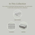 thumbnail image 4 of over&back Set of 4 Woven Placemats - Colorful Dining Table Mat - 100% Cotton - Machine Washable - Kitchen and Home Decor - Grey - 14" L X 20" W, 4 of 9
