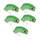 thumbnail image 1 of 50 piezas de banderas de mano decorativas, banderas impresas a una sola cara en palo, banderas pequeñas para Brasil, 1 of 8