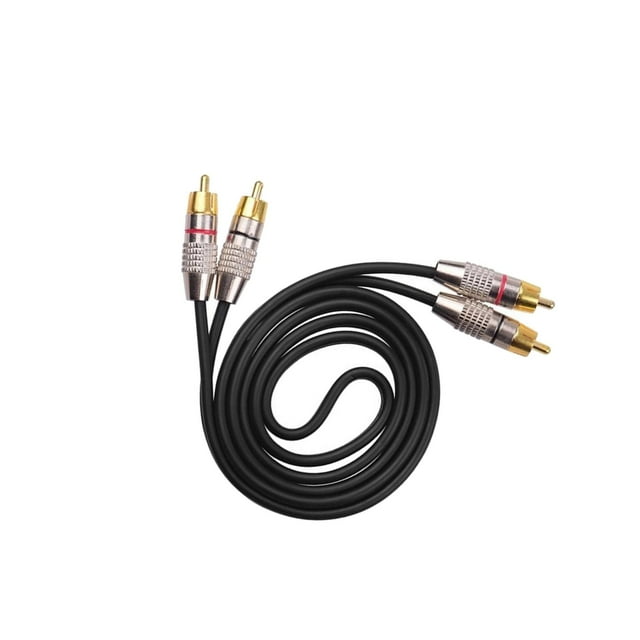 tamizeot Audio Adapter Cable Replacement For Enhanced Headphone Connectivity And Signal Integrity Cable 2 To 2 Cable Home Theater 1m