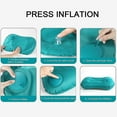 thumbnail image 4 of Camping Inflatable Pillow, Beach Cushion Inflatable Beach Pillow, Ultralight Travel Cushion Inflatable Pillow, Neck Pillow/lumba, 4 of 4
