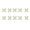 Golden, variant on dianhelloya10Pcs Nail Decorations Exquisite Shape Vivid Color Stunning Visual Effect Decorative Zinc Alloy 3D Cross Style Nail Decorations Antique Silver