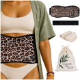 thumbnail image 1 of Kit de envoltura de aceite de ricino OASIZZ, tela de guepardo ultrasuave de 5 piezas, 1 of 9