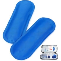GIXUSIL Approved Ice Packs for Insulin Travel Case - Reusable Cooler Ice Packs Suitable for Most Insulated Medication Diabetic Ice Bag for Travel or Daliy life (2 Packs)