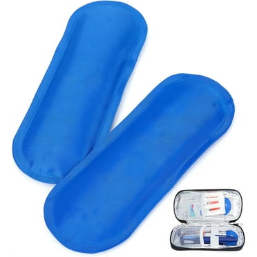 GIXUSIL Approved Ice Packs for Insulin Travel Case - Reusable Cooler Ice Packs Suitable for Most Insulated Medication Diabetic Ice Bag for Travel or Daliy life (2 Packs)