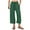 Army Green7, variant on AherBiu Capri Pants for Women Straight Wide Leg Lightweight Drawstring High Waisted Summer Casual Loose Capris with Pockets