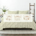 thumbnail image 5 of Kotton Culture 600 TC Pinch Pleated Duvet Cover 100% Egyptian Cotton with zipper (King, Ivory) - 5 Piece, 5 of 7