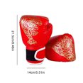 thumbnail image 4 of Guantes Boxeo Transpirables para Entrenar Sacos (niños) Rojo, 4 of 9