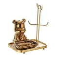thumbnail image 1 of Bandeja de almacenamiento BLESIY colección de joyas escultura creativa de animales organizador colgante de mesa dorado, 1 of 8