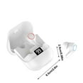 thumbnail image 3 of Wireless Earbuds 75hrs Bluetooth 5.3 Headphone Sport, 2025 Bluetooth Earbuds Stereo Deep Bass Over Ear Bud with Earhooks, ENC Noise Cancelling Mic, IPX7 Waterproof Earphone for Workout/Running(White), 3 of 6