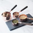 thumbnail image 4 of ANGGREK Baking Measuring Cup,Stainless Steel Measuring Cup,4Pcs/Set Household Kitchen Stainless Steel Measuring Cup Set With Wood Handle Baking Tools, 4 of 8