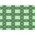 thumbnail image 1 of Ahgly Company Indoor Rectangle Patterned Mint Green Area Rugs, 2' x 4', 1 of 6