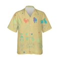 thumbnail image 3 of Camisetas con la bandera del arcoíris LGBT para hombres y mujeres, camisetas con estampado 3D, personalidad, solapa fresca, botón único, blusas de verano de manga corta, 3 of 5