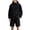 Black_009, variant on Mens Tracksuit Casual 2 Piece, UPF 50+ Sun Protection Full Zip Hoodie Matching Shorts Set Lightweight Windbreaker Jacket Set Light Gray 3XL