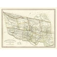 thumbnail image 2 of Unknown 32x25 White Modern Wood Framed Museum Art Print Titled - Schuylkill County Pennsylvania - 1830, 2 of 4