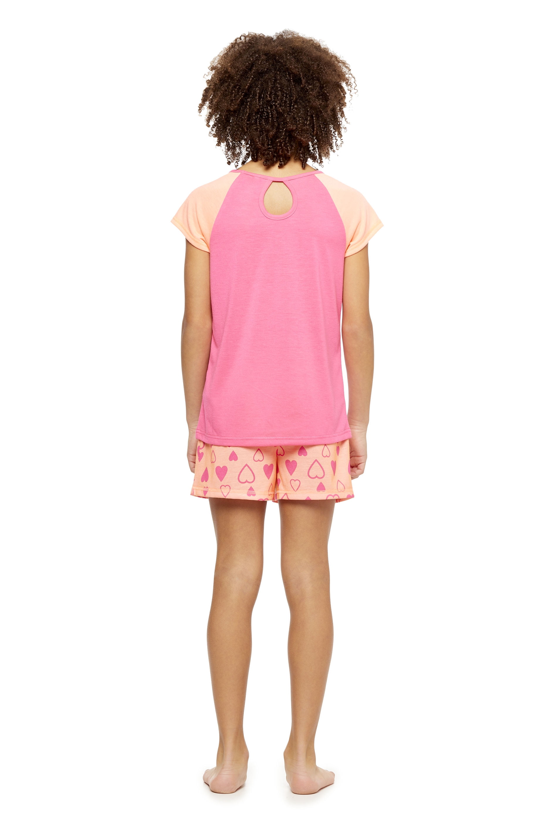 Girls 2Piece Knit Pajamas Short Set, by Jellifish Kids Walmart Canada