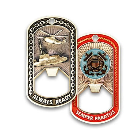 Us Coast Guard Challenge Coin - Coast Guard Challenge Coin - Dog Tag - Bottle Opener Coin