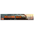 thumbnail image 1 of Neon Style Welcome Back Banner Party Decoration Background Backdrop Photography Props Event Decorations Homecoming Celebrations Office Reunions Community Gatherings, 1 of 4