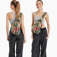 thumbnail image 6 of Monstera Botanical Sling Backpack, Lightweight Crossbody Daypack with Exotic Leaf Print, Stylish and Functional for Gym, School, or Travel, 6 of 6