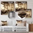 thumbnail image 4 of Designart "Japon Art Bathroom Ceremony III" Bath & Laundry Metal Wall Art Prints, 4 of 5