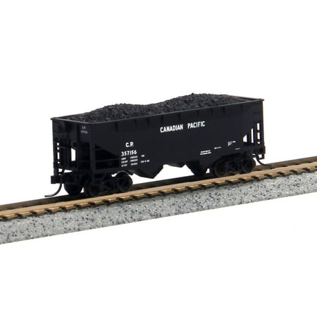 Atlas 50001182 N Scale Canadian Pacific Offset Side 2-Bay Hopper #357191