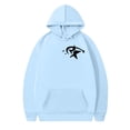 thumbnail image 6 of Valora Men Sweatshirt Men's Hooded Sweatshirt for Casual Style with European Embroidery Versatile Hoodie Cardigan Top for Men and Women Blue 3XL, 6 of 7