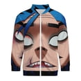 thumbnail image 4 of 2D Gorillaz Fashion Jacket Mens Windbreaker Coat Lightweight Zipper Clothes Streetwear Bomber Outerwear Jackets, 4 of 7