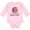 AD-Pink, variant on Inktastic I'm So Cute, I Must Be Puerto Rican Sunflower Boys or Girls Long Sleeve Baby Bodysuit