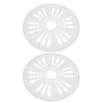 thumbnail image 3 of Washing Machine Spin Cap Cover for Dehydration Barrel White Plastic Clothes Pressing Piece Fits Most Models, 3 of 9