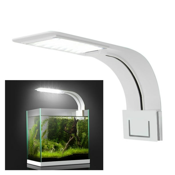 Lámpara LED ultrafina para acuario, luz LED para acuario, 10W, con clip Jadeshay A