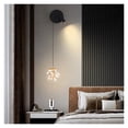 thumbnail image 6 of Bedside Wall Lamp Nordic Minimalist Living Room Background Wall Lamp, Spot Lamp Light Luxury LEDmodern Bedroom Small Pendant Lamp, 6 of 7