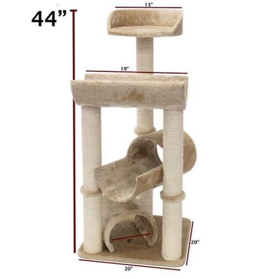 Majestic Pet Products 788995780427 44 inch Casita Cat Tree - Fur