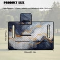 thumbnail image 5 of Psesaysky Universal Golf Cart Seat Covers for EZGO, Breathable Golf Seat Blanket with 4 Pockets and Handle Fits for Yamaha, Club Car and Other 2 Person Seats (Abstract Marble), 5 of 8