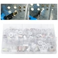thumbnail image 4 of Embedded Rivet Nut Set, Rivet Nut Set Strong Small 300Pcs Galvanized Assortment Threaded  For Steel Plastic And Fiberglass, 4 of 8