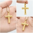 thumbnail image 4 of Constantlife Rope Winding Cross Cremation Jewelry for Ashes Urn Necklace Lockets For Human Ashes Holder Lord’s Prayer Cross, 4 of 7